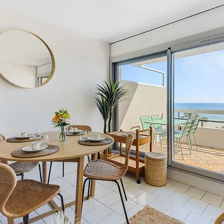La Perle - Vue Mer, Parking Privee Clos, Traversant ,tv 4k, Fibre