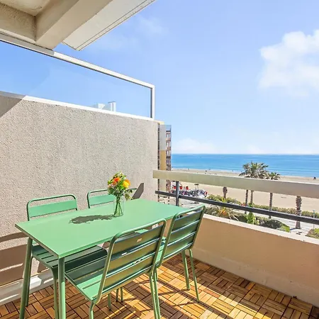 La Perle - Vue Mer, Parking Privee Clos, Traversant ,tv 4k, Fibre 卡内