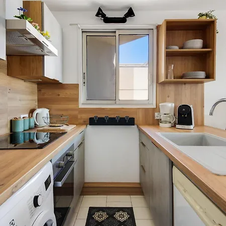 La Perle - Vue Mer, Parking Privee Clos, Traversant ,tv 4k, Fibre Canet-en-Roussillon